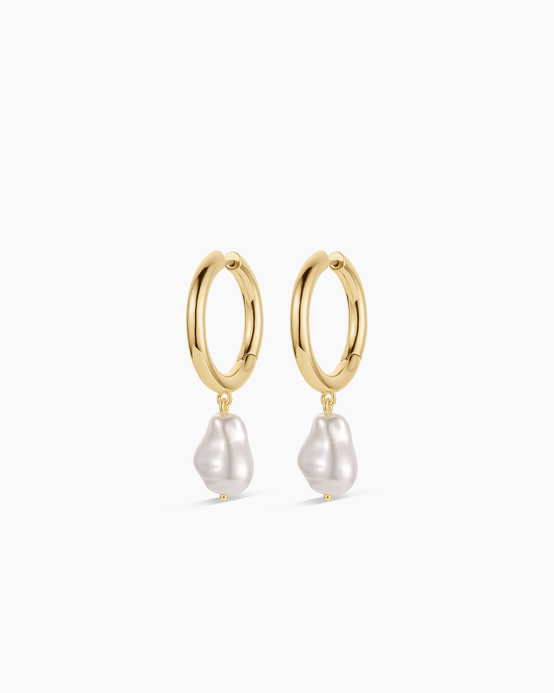 Pearl Cove Hoop Earrings for Women - Elegant & Dainty Pearl Stud Earrings - Perfect for Weddings, Parties & Everyday Wear