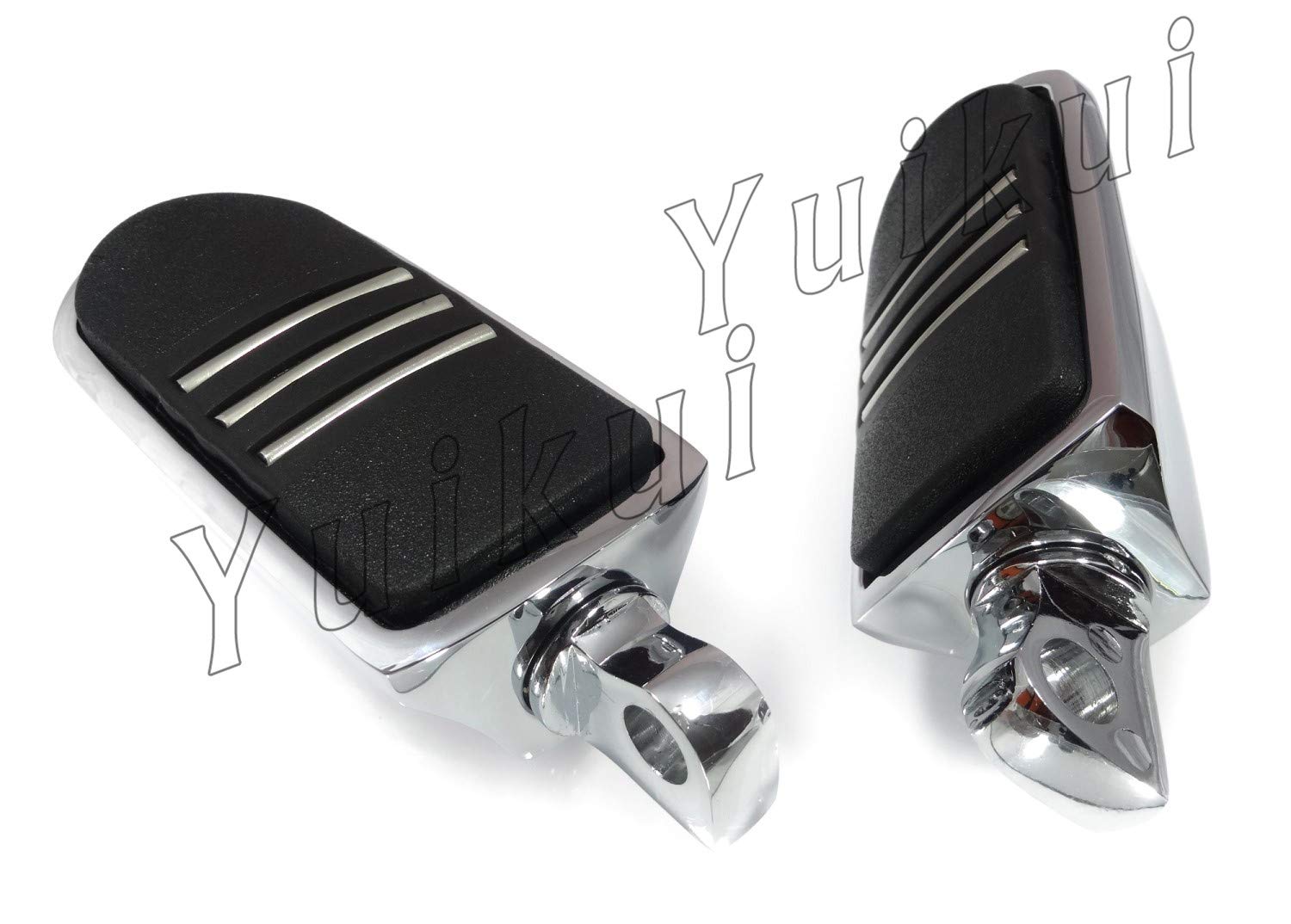 Universal Motorcycle Highway Pegs & Crash Bar Foot Rests - 32mm & 25.4mm Frame Mount for Yamaha Royal Star 1300 (Venture/Boulevard/Tourer Deluxe) - Comfortable Foot Support for Long Rides & Cruising