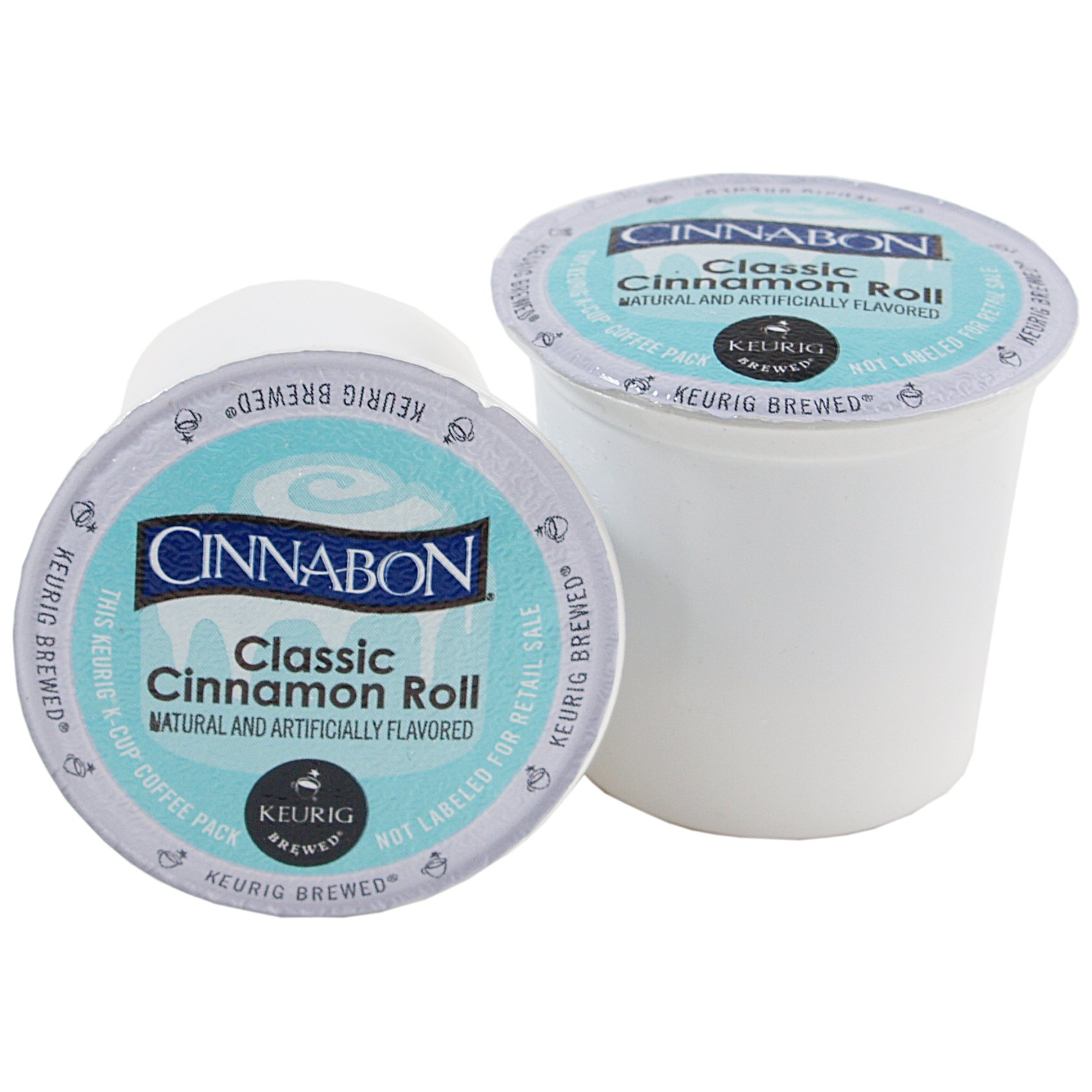 Cinnabon Classic Cinnamon Roll Flavored Coffee K-Cup Pods for Keurig Brewers - 108 Count (12 Boxes of 9) - Sweet & Spicy Breakfast Blend for Home or Office