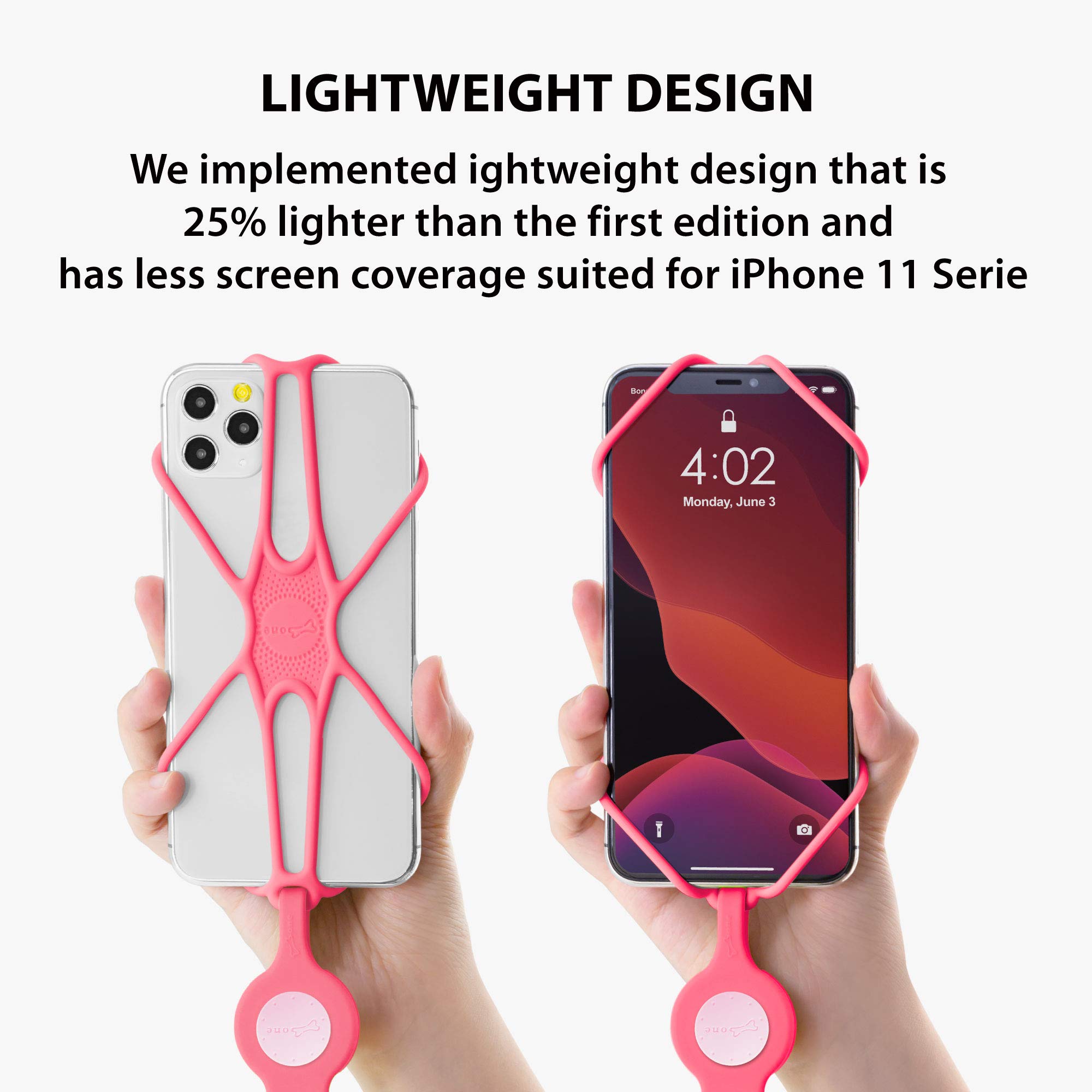 Adjustable Silicone Phone Lanyard - Universal Neck Strap Holder for iPhone, Samsung & Most Smartphones - Secure Hands-Free Carrying for Work, Travel & Outdoor Activities