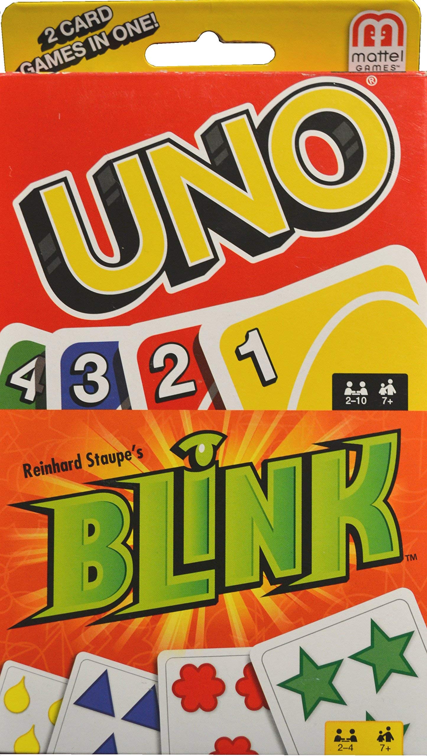 UNO Classic & Blink Card Game Bundle - 2 in 1 Family Card Games Set for Kids and Adults | Perfect for Parties, Travel, and Family Game Nights