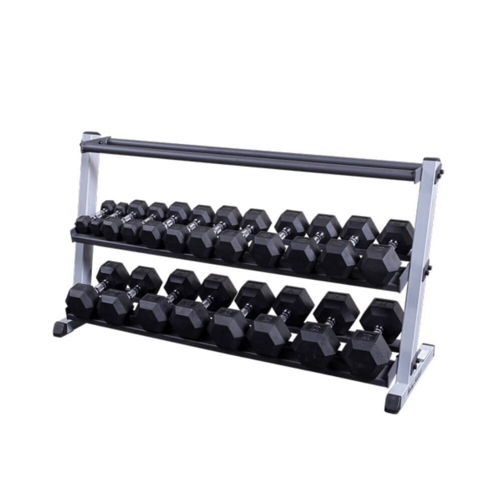 Body Solid Medicine Ball Storage Shelf for GDR60 & GMRT6 Racks - Heavy-Duty Gym Equipment Organizer for Home & Commercial Use