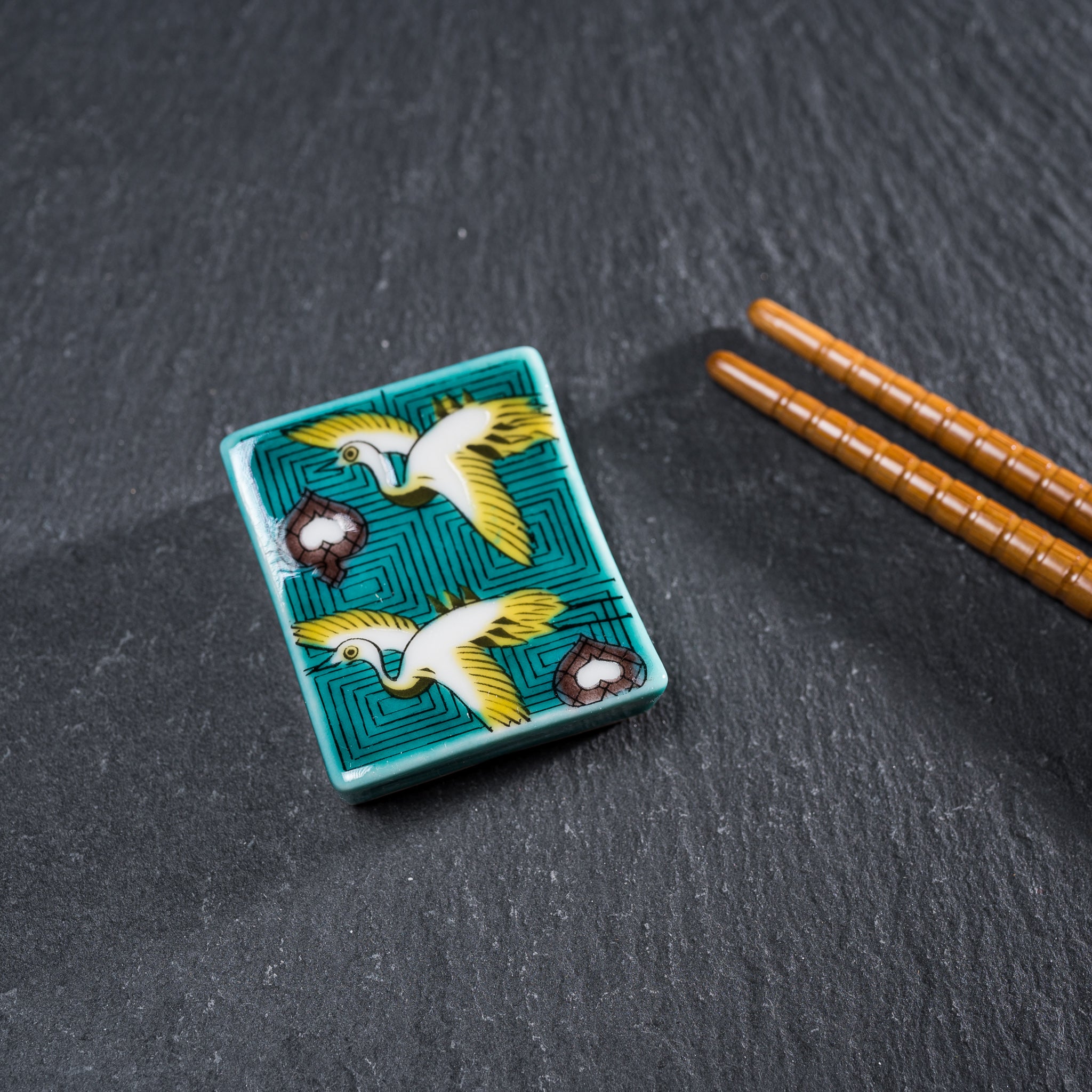 Japanese Kutani Porcelain Chopstick Rests - Set of 26 Unique Hand-Painted Designs | Perfect for Asian Dining, Sushi Nights & Home Decor
