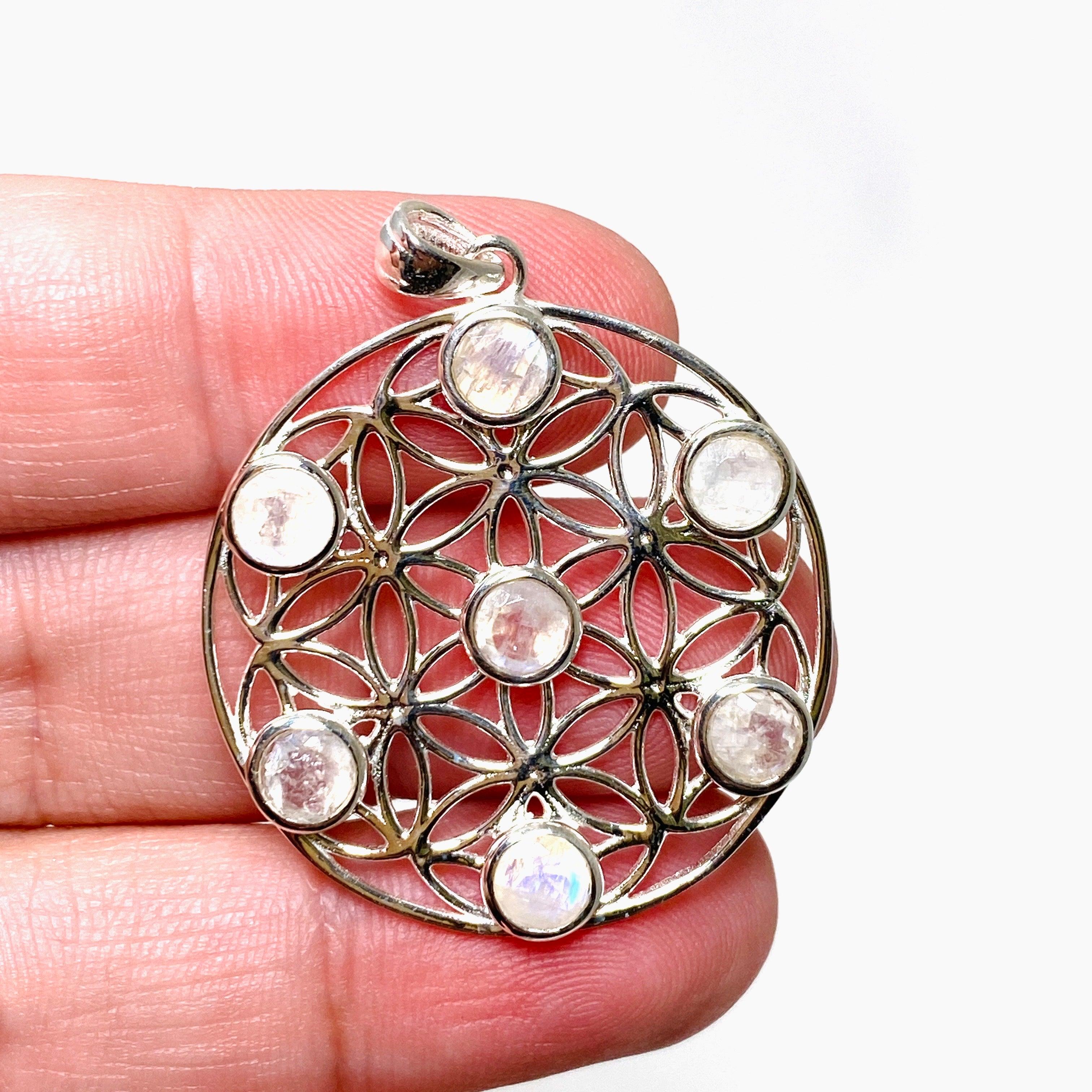 Mandala Pendant Necklace G2178 - Spiritual Jewelry for Meditation, Yoga & Boho Fashion | Perfect Gift for Women