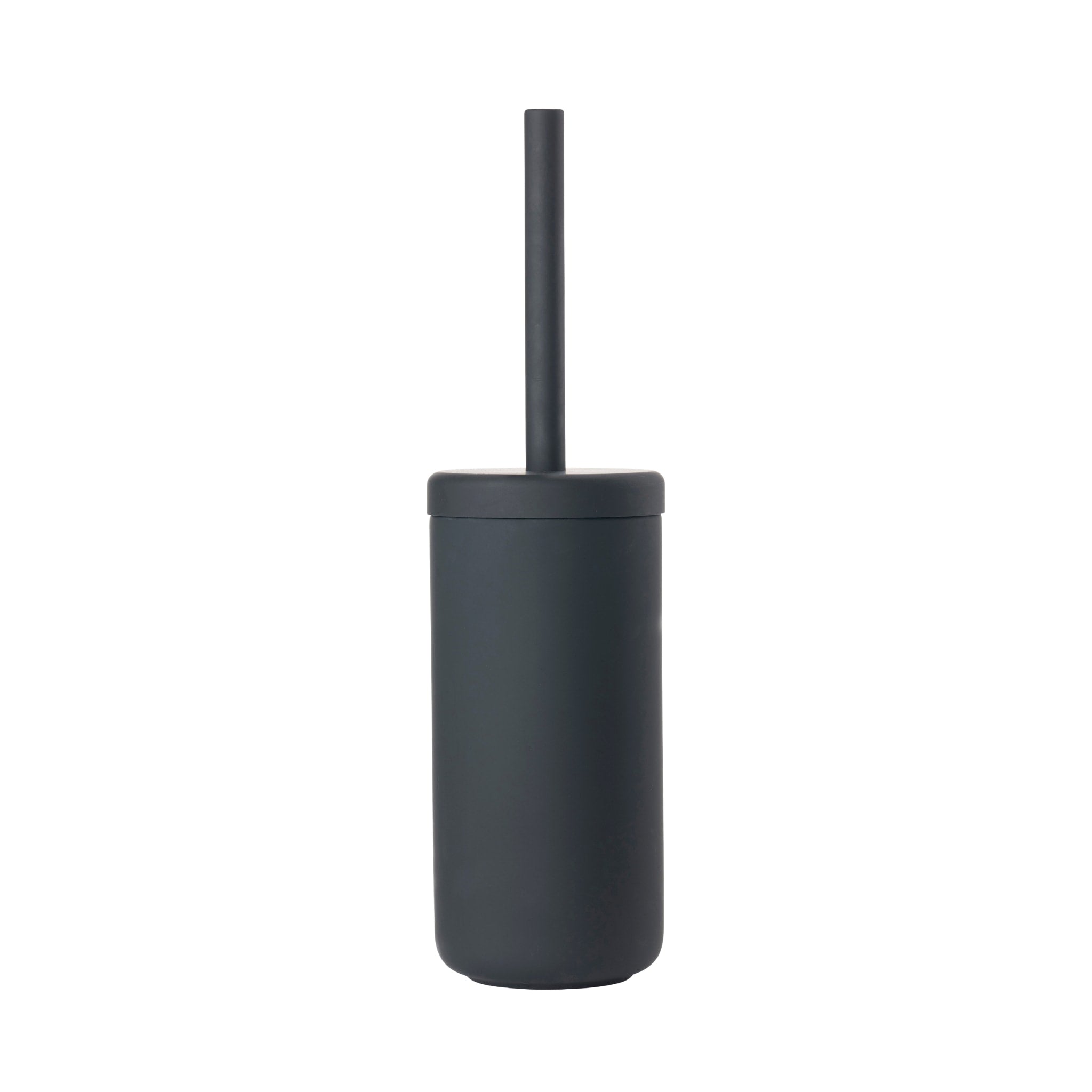 ZONE DENMARK Ume Toilet Brush - Black Bathroom Cleaning Tool for Modern Homes | Durable & Hygienic Toilet Brush Set with Holder | Perfect for Bathroom, Restroom & Household Cleaning