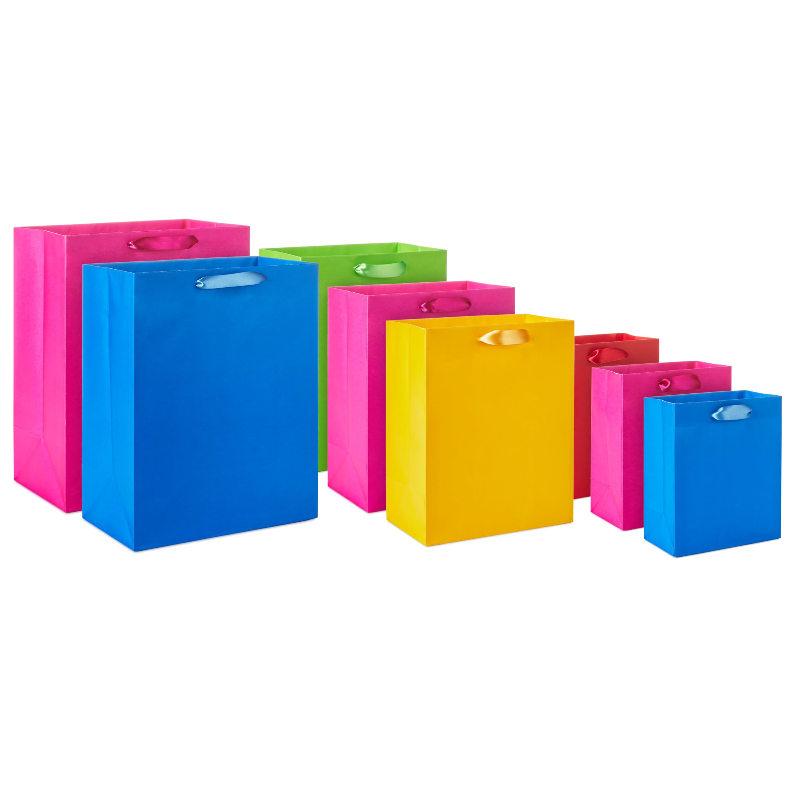 Hallmark Assorted Gift Bags Set - 8 Pack (3 Small 6