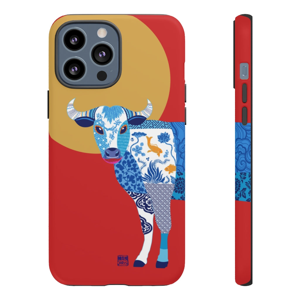 OX Chinese Zodiac Phone Case - Durable & Stylish Cover for iPhone & Samsung - Perfect for Lunar New Year & Zodiac Enthusiasts