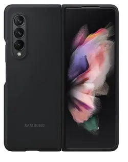 Premium Shockproof Silicone Phone Case for Samsung Galaxy Z Fold 3 - Slim Fit Protective Cover with Raised Bezels | Perfect for Work, Travel & Everyday Use