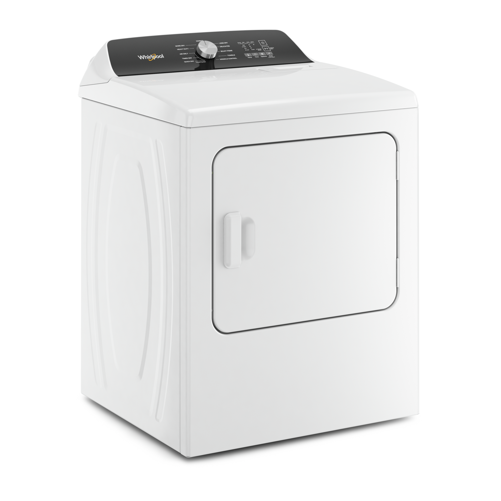 Whirlpool YWED5010LW 7.0 Cu.Ft White Electric Dryer with Moisture Sensing Technology - Perfect for Large Families & Laundry Rooms