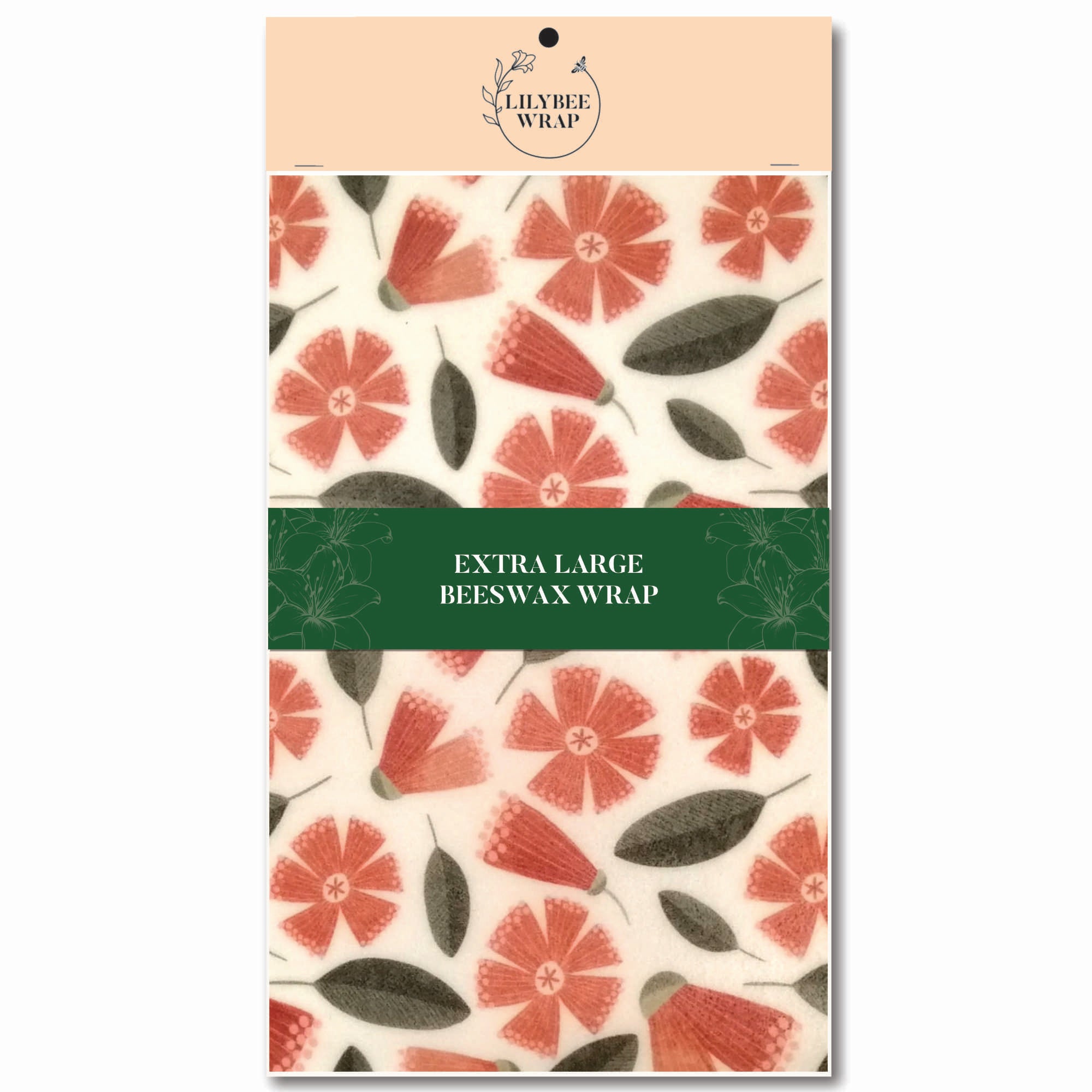 Eco-Friendly XL Beeswax Food Wrap - Reusable & Sustainable Food Storage for Sandwiches, Fruits & Cheese - Perfect for Picnics, Lunchboxes & Zero Waste Kitchens
