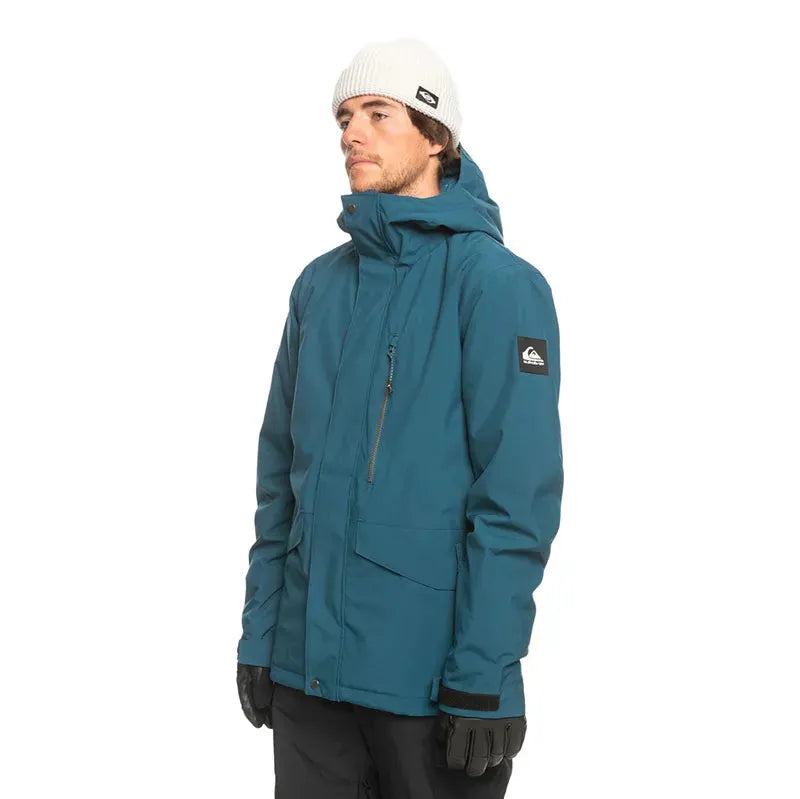 Quiksilver Mission Snow Jacket - Waterproof & Insulated Winter Coat for Men - Perfect for Skiing, Snowboarding & Outdoor Adventures