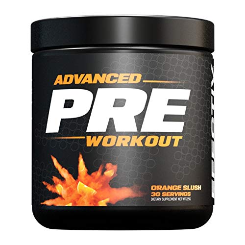 Efectiv Nutrition PRE 225g Pre Workout Powder - Orange Slush Flavor | Energy Booster for Gym & Fitness Training | Supports Muscle Performance & Endurance