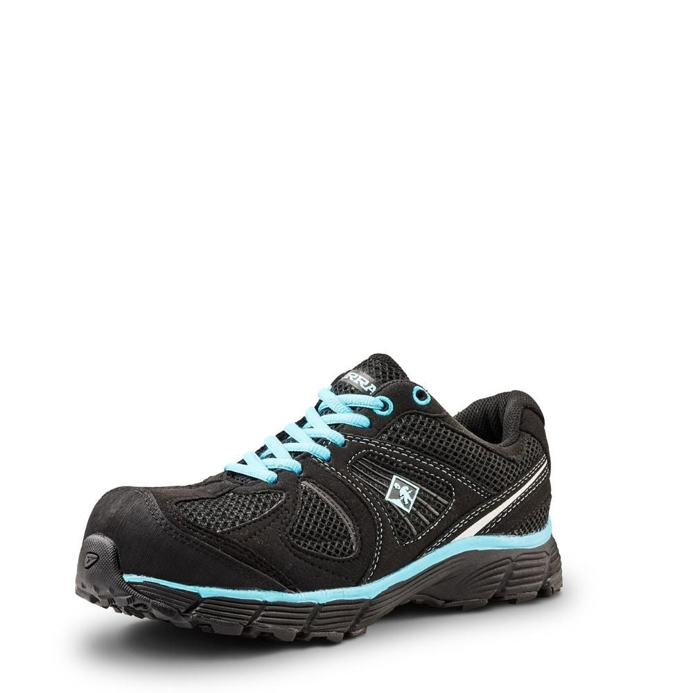 Terra Pacer 2.0 Women's Composite Toe Athletic Work Shoes - Lightweight Safety Shoes for Women, Slip Resistant & Comfortable - Perfect for Construction, Warehouse, Nursing & Healthcare Jobs