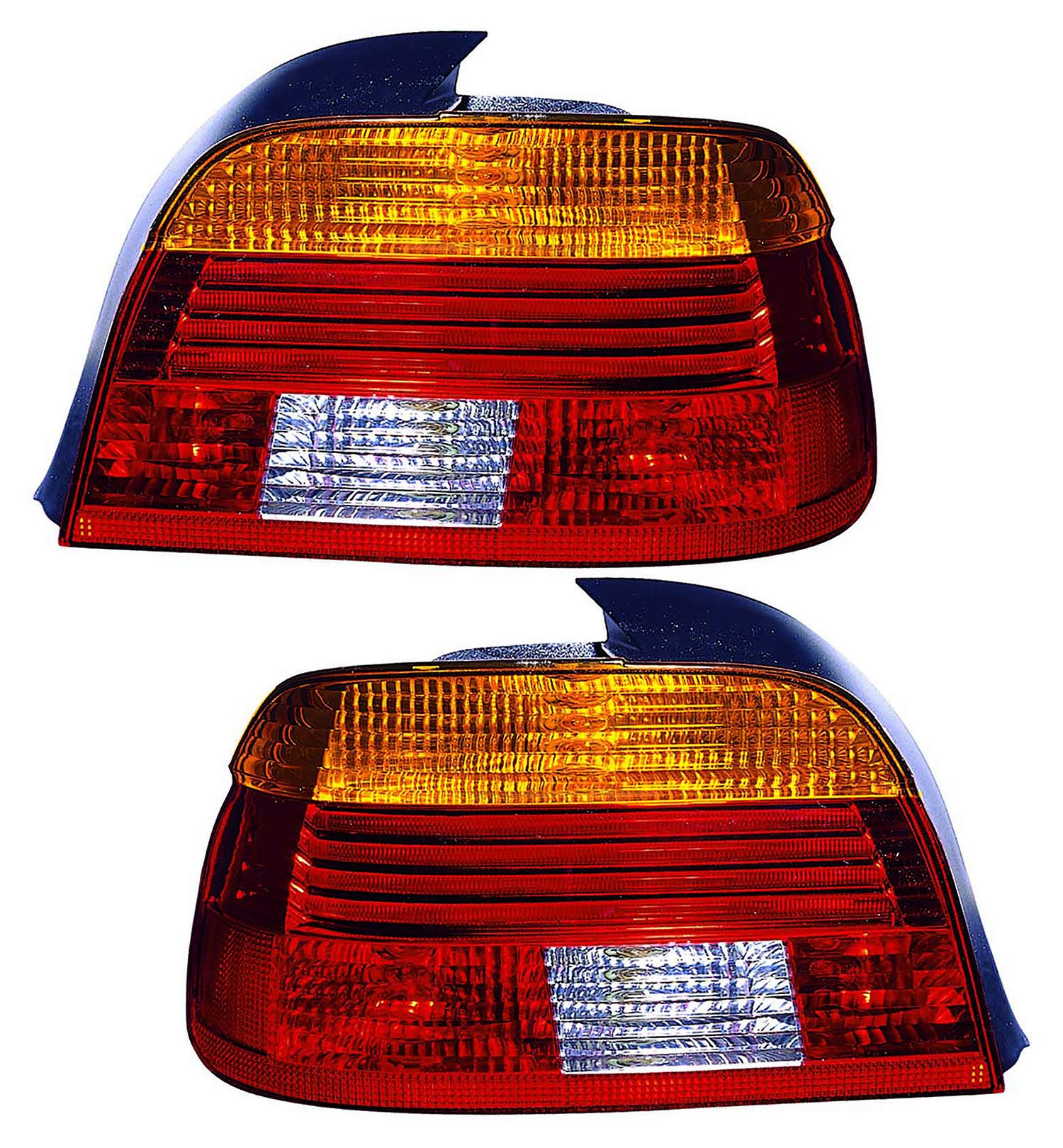 BMW 5 Series Tail Lights Lamps Set (2001-2003) - Left & Right Pair - Replacement for Driver & Passenger Side - Enhanced Night Visibility & Safety for E39 Models
