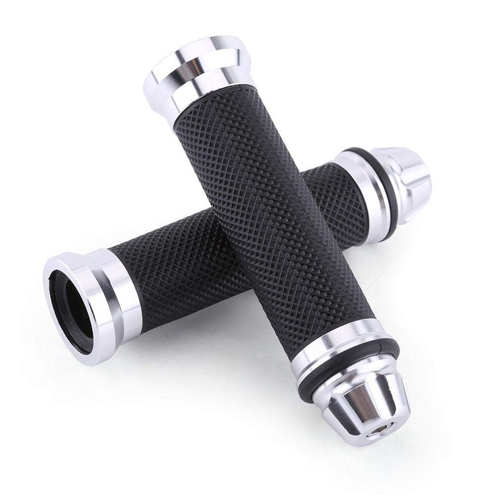 Keenso CNC Aluminum Motorcycle Handlebar Grips - 7/8