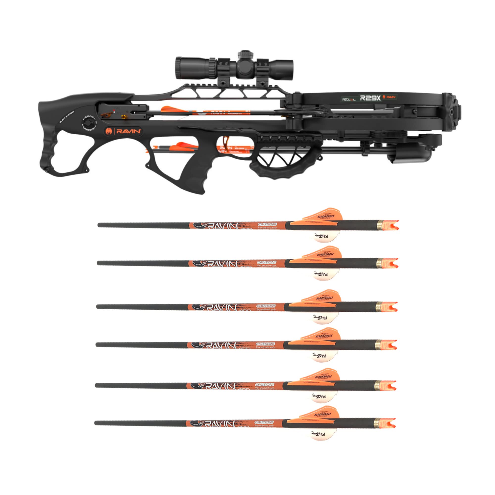 RAVIN R29X 450 FPS Crossbow Kit with 8 Accessories - High-Speed Hunting Crossbow for Outdoor & Target Shooting | Perfect for Deer Hunting, Bowhunting, and Archery Practice