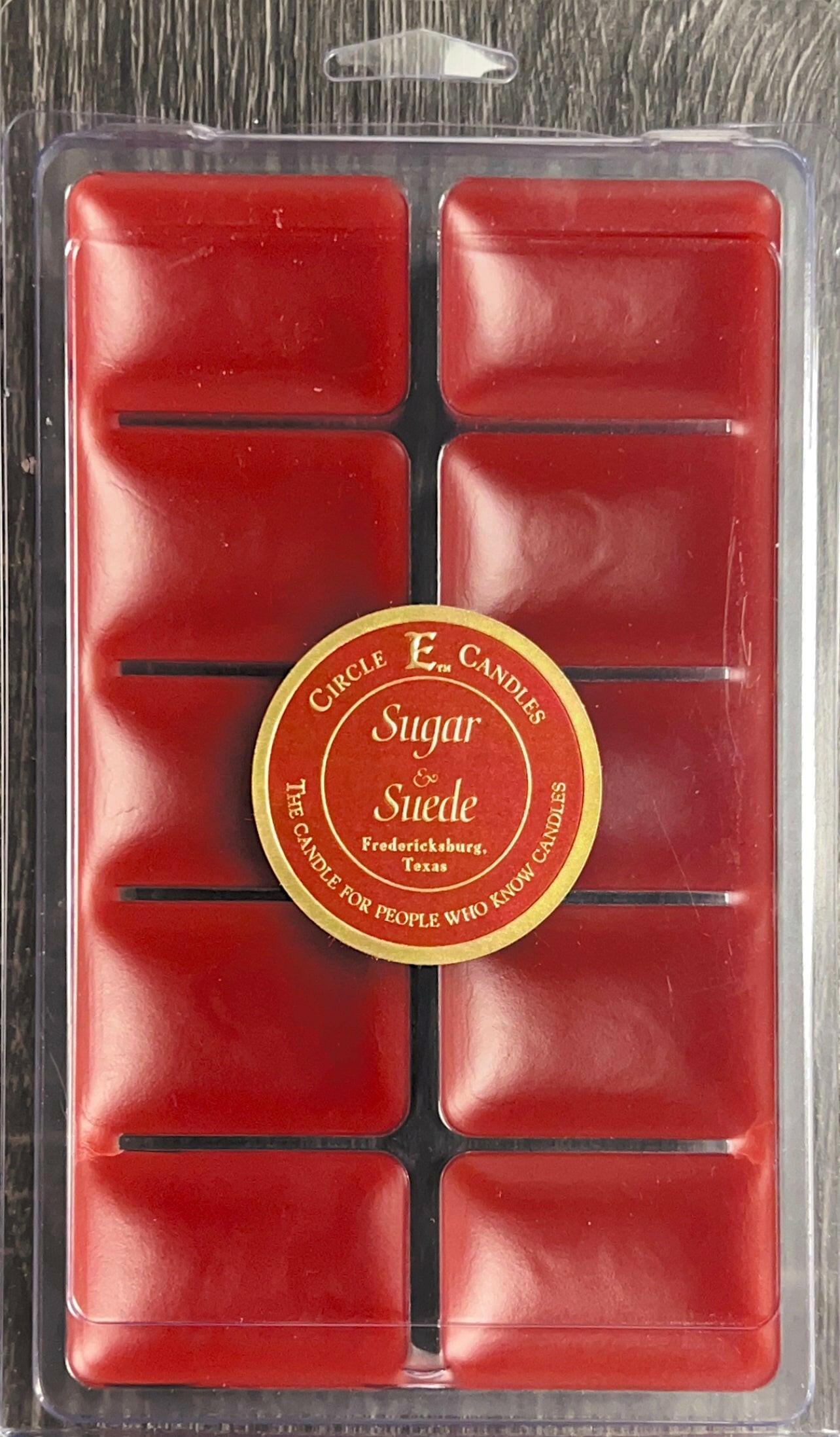 Circle E 11oz Wax Melts - Sugar & Suede Scented Wax Cubes for Warmers | Home Fragrance for Living Room, Bedroom & Office