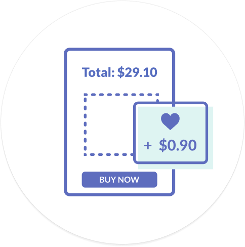 Round Up Donation - Easy Online Fundraising Tool for Schools, Charities & Nonprofits | Perfect for Crowdfunding, Donation Drives & Community Support