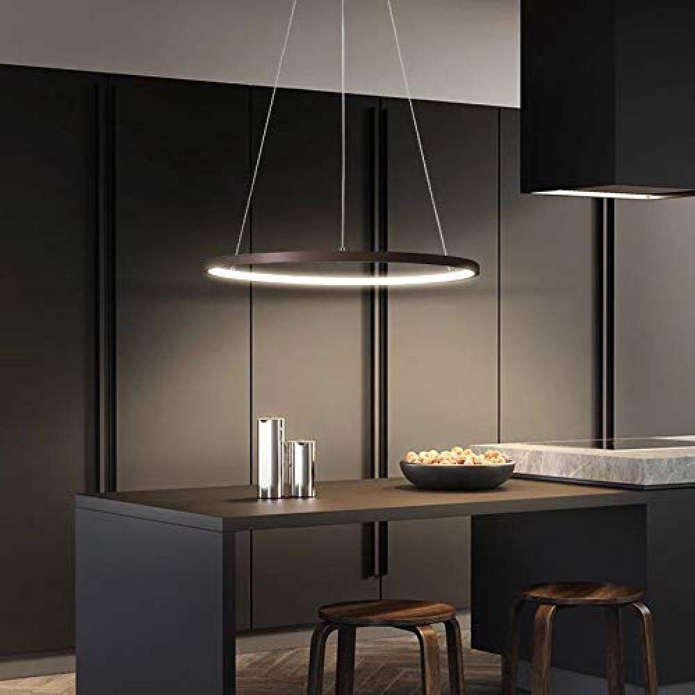 Modern LED Circle Pendant Light - 24