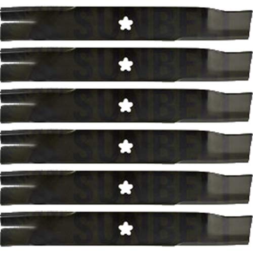 (6 Pack) Premium Medium Lift Replacement XHT Lawn Mower Blades - Fits Stens 302-434 | 17.75