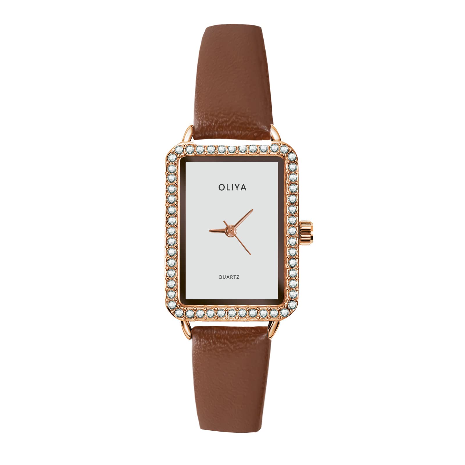 Elegant Women's Square Analog Quartz Watch - Stylish Casual & Dress Wristwatch for Ladies | Perfect for Office, Party & Everyday Wear