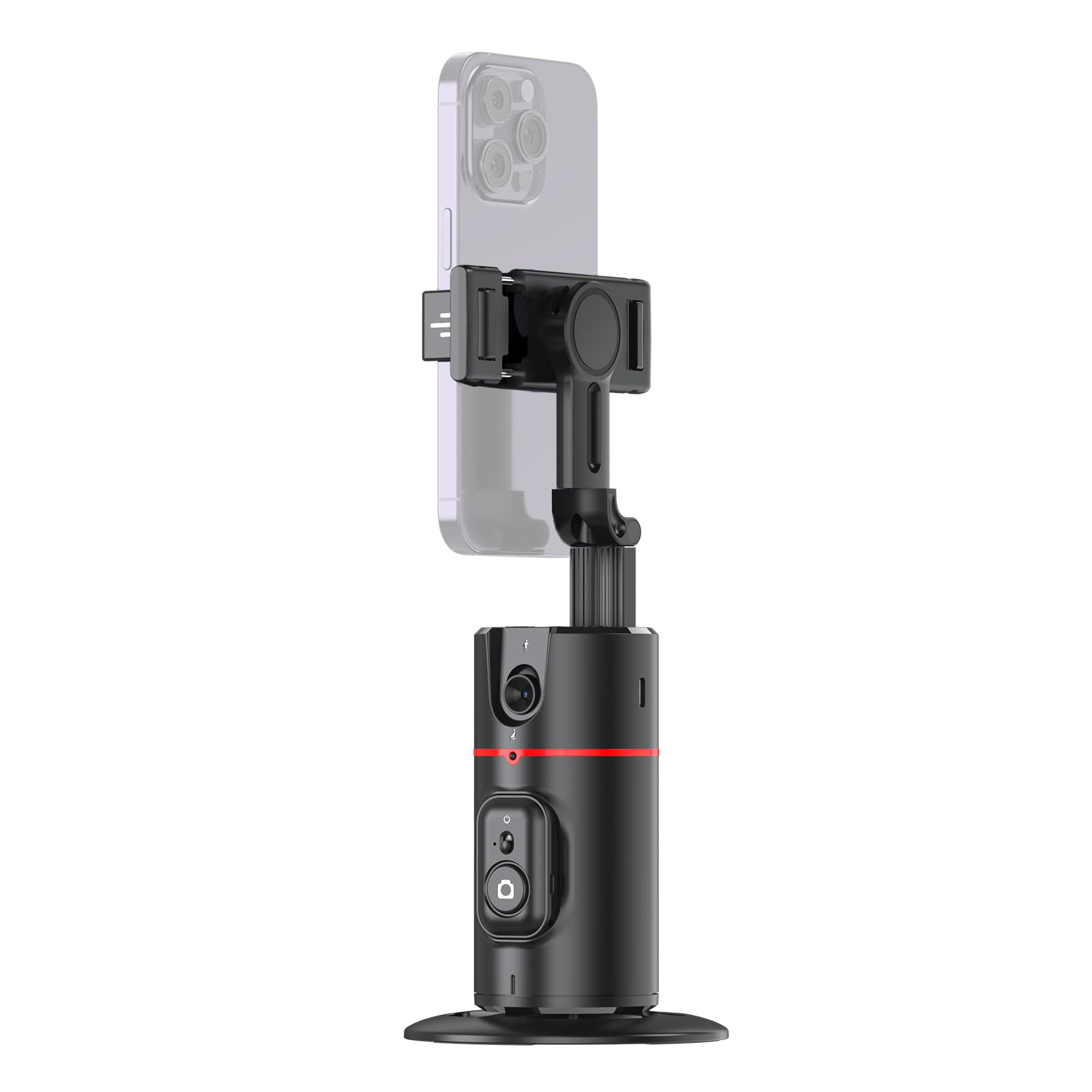 Smart Selfie Gimbal with Auto Face Tracking - 360° Rotating Phone Tripod Stand for Stable Videos & Photos | Perfect for Vlogging, Live Streaming, TikTok & YouTube Content Creation