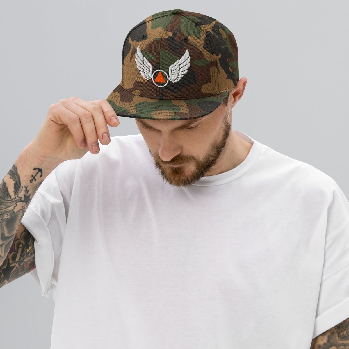 Wings Of Recovery Snapback Hat - Sobriety in Full Flight - Stylish Addiction Recovery Cap for AA Meetings & Sober Living Support