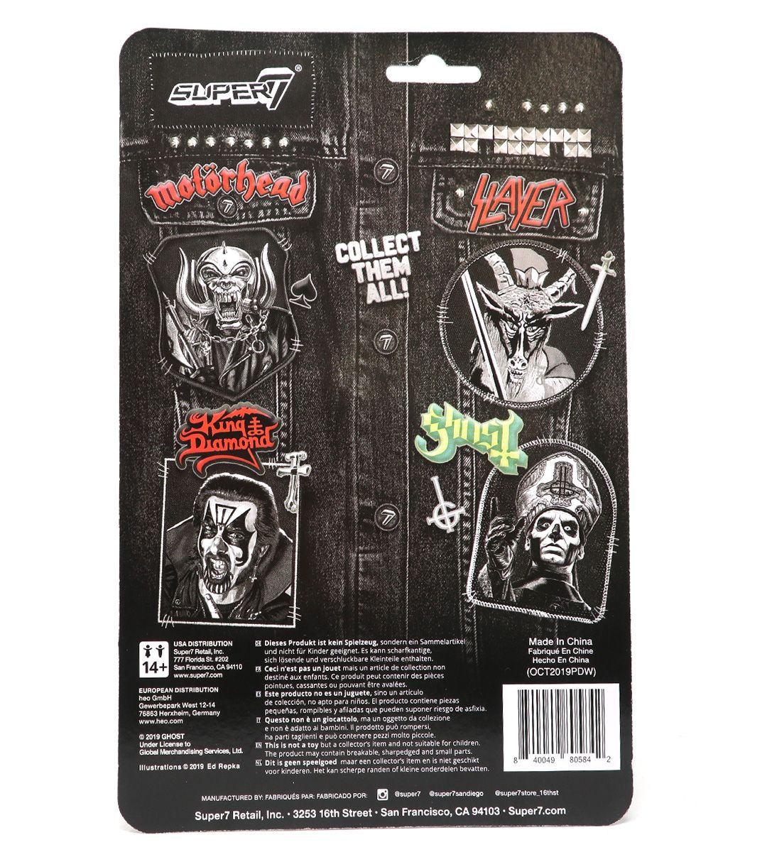 Motörhead Black Series ReAction Figures - Collectible Rock Band Action Figures for Fans & Music Lovers | Perfect for Display, Gifts & Memorabilia Collections