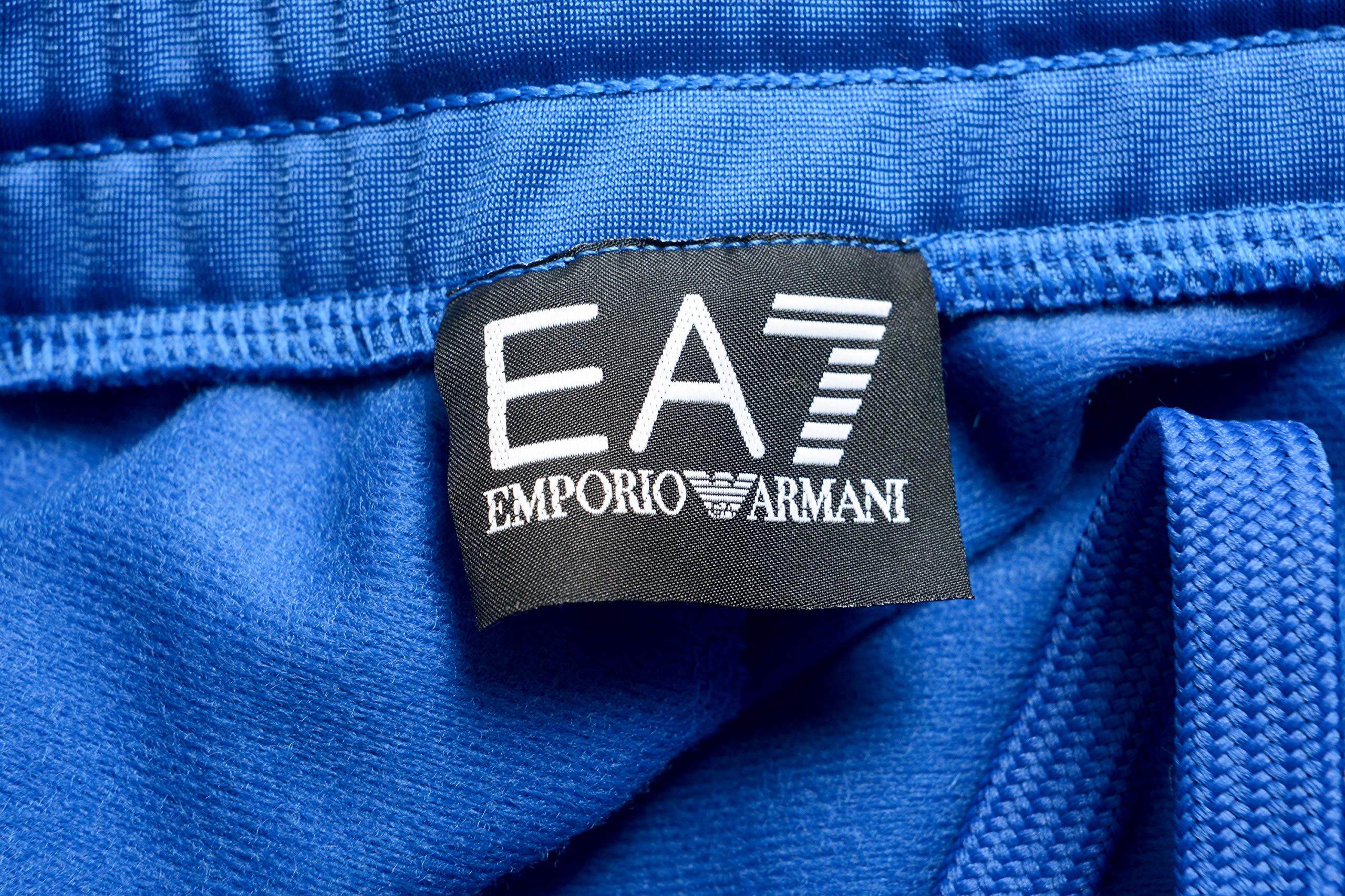 Emporio Armani EA7 Men's Training Sweatpants - Blue Athletic Track Pants, US XL (IT 54) - Comfortable Workout & Casual Wear for Gym, Running & Lounge