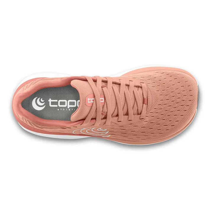 Women's Atmos Sneakers in Dusty Rose & White - Stylish Comfort for Casual Wear, Running & Everyday Fashion