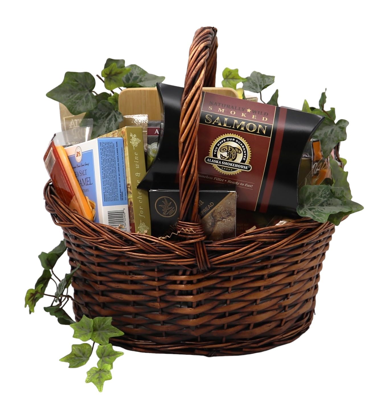 Gift Basket Village: Premium Deluxe Gourmet Gift Set - Charcuterie Board, Artisanal Sausages, Fine Cheeses, Gourmet Snacks & More | Perfect for Holidays, Corporate Gifts & Special Occasions