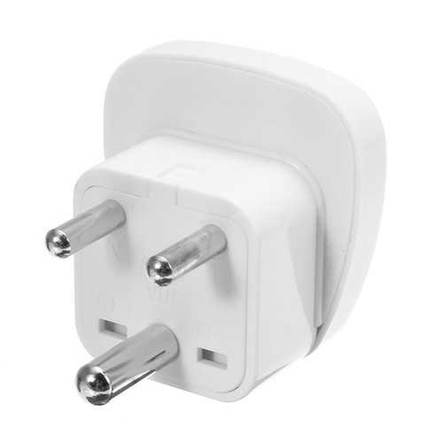 2/3 Pin Universal Travel Plug Adapter for India & Pakistan - Power Converter for Laptops, Phones & Devices - Perfect for Business Trips & Vacations