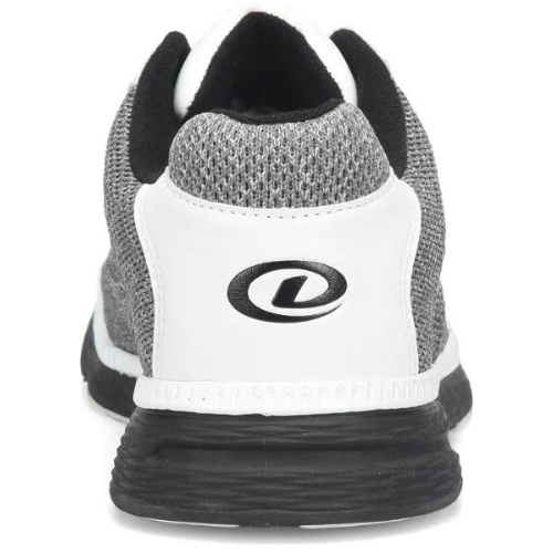 Dexter Men's Wyoming Light Grey & White Knit Bowling Shoes - Comfortable & Durable for League Play & Casual Bowling