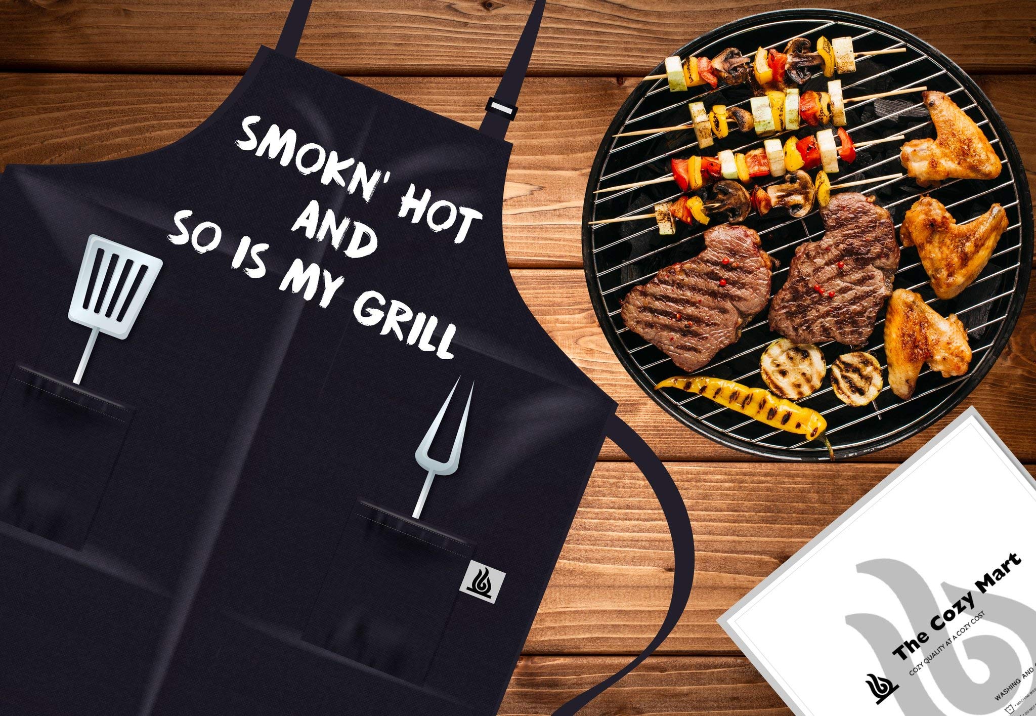 Funny BBQ Apron for Men - 