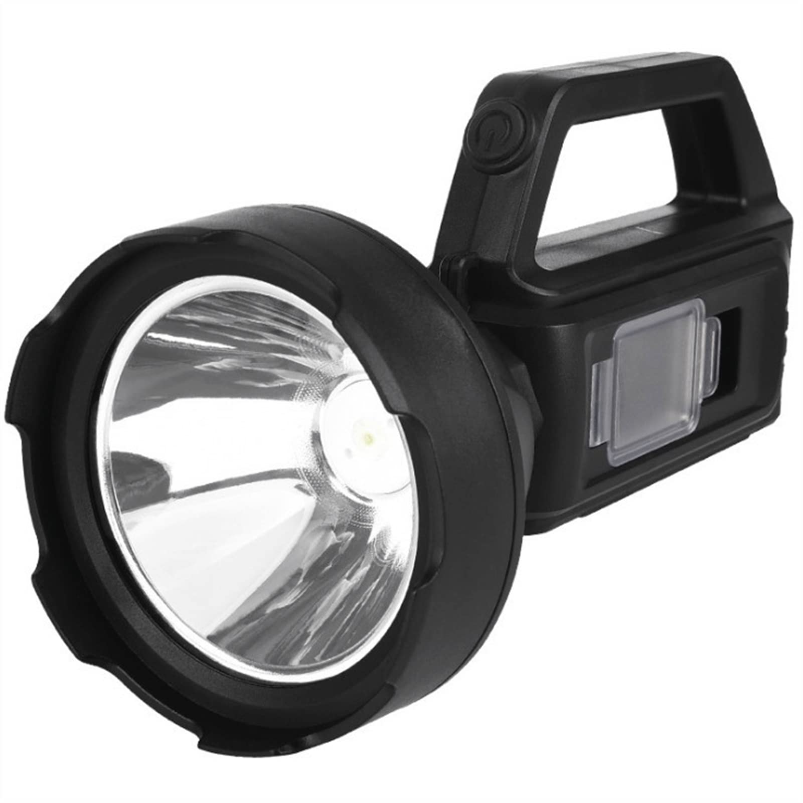 HOADIE Solar Rechargeable LED Tactical Flashlight - Super Bright 1000 Lumens, Waterproof, for Outdoor Camping, Hiking, Emergency & Survival Gear (Black, Compact Size) - Perfect for Power Outages, Night Fishing & Backpacking Adventures
