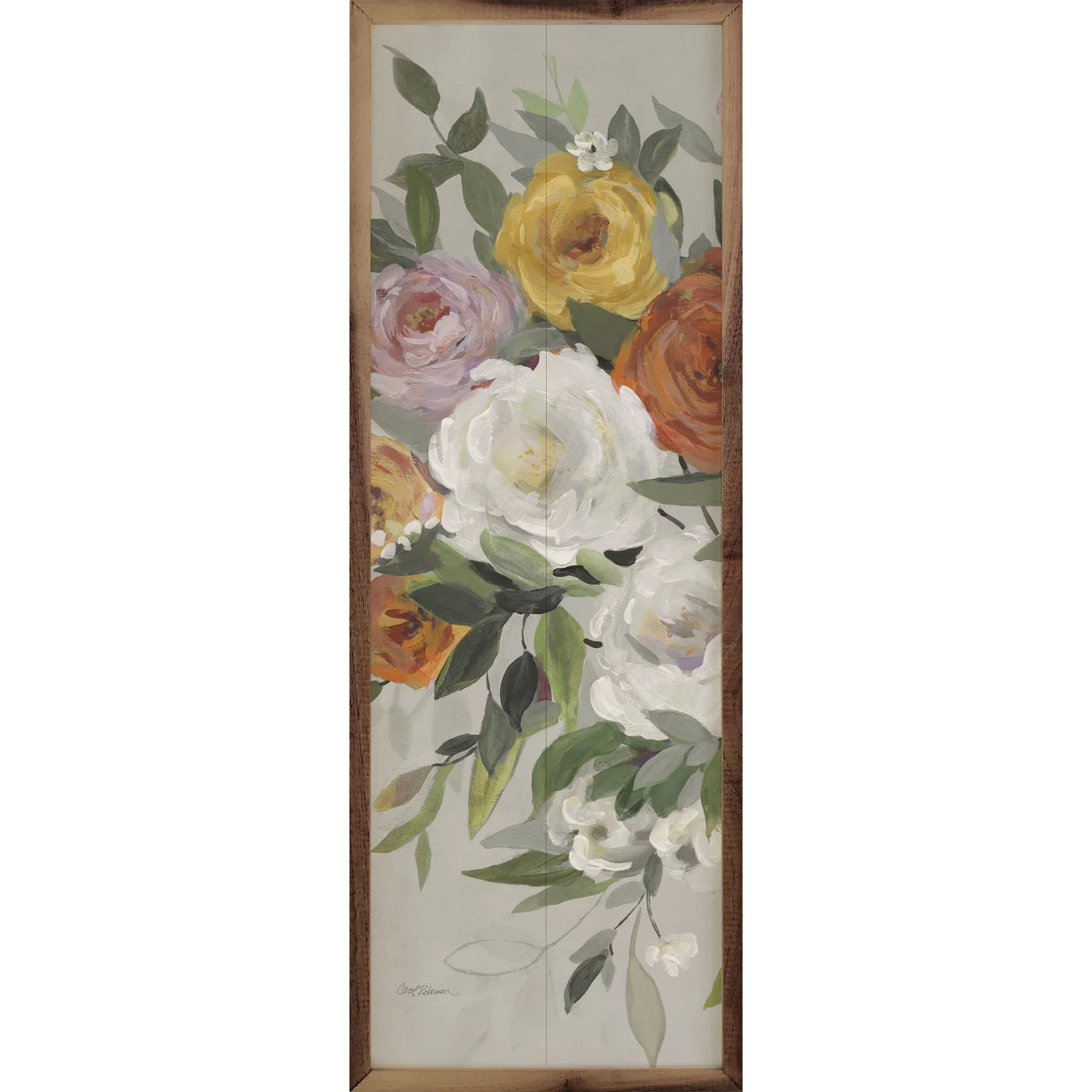 Delicate Blend 1 By Carol Robinson - Premium Wood Framed Wall Art Print - Perfect for Living Room, Bedroom & Office Decor