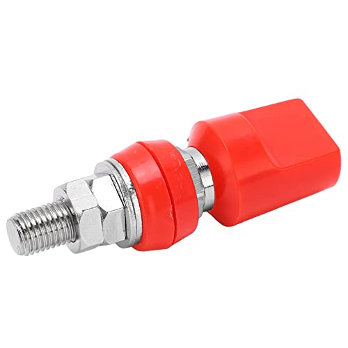 100A 4mm High Current Terminal - Easy Install for Electronics & Industrial Equipment - Red