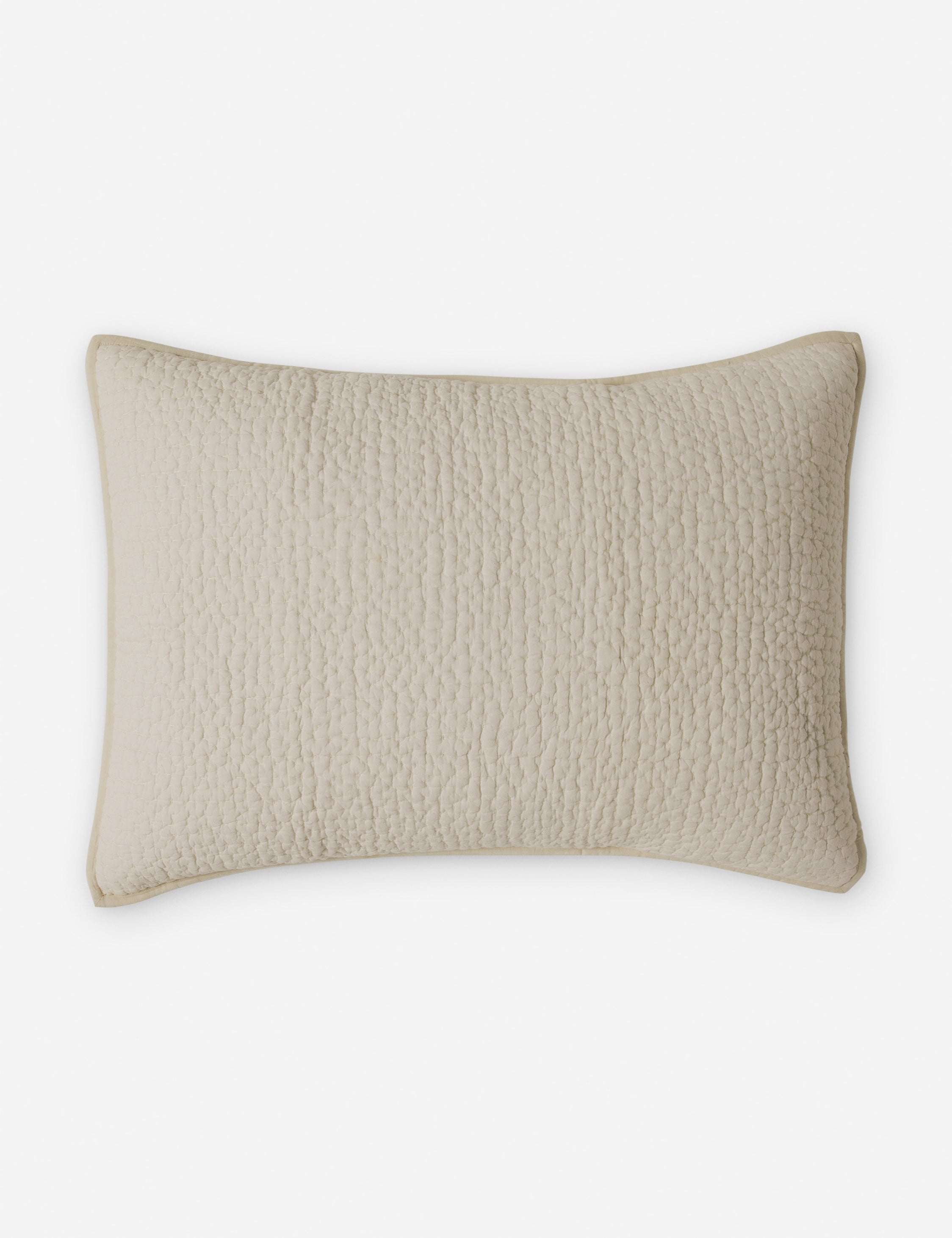 Clemence Quilted Sham Pillow Cover - Luxury Bedding Decor for Home & Hotel - Perfect for Master Bedroom, Guest Room, and Airbnb Styling