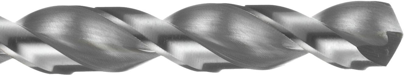 Precision Twist QC91PM High Speed Steel Long Length Drill Bit - Uncoated Bright Finish, Round Shank, Parabolic Flute, 135° Point Angle, 8.20mm (6-Pack) - Perfect for Metalworking, Woodworking, and DIY Projects