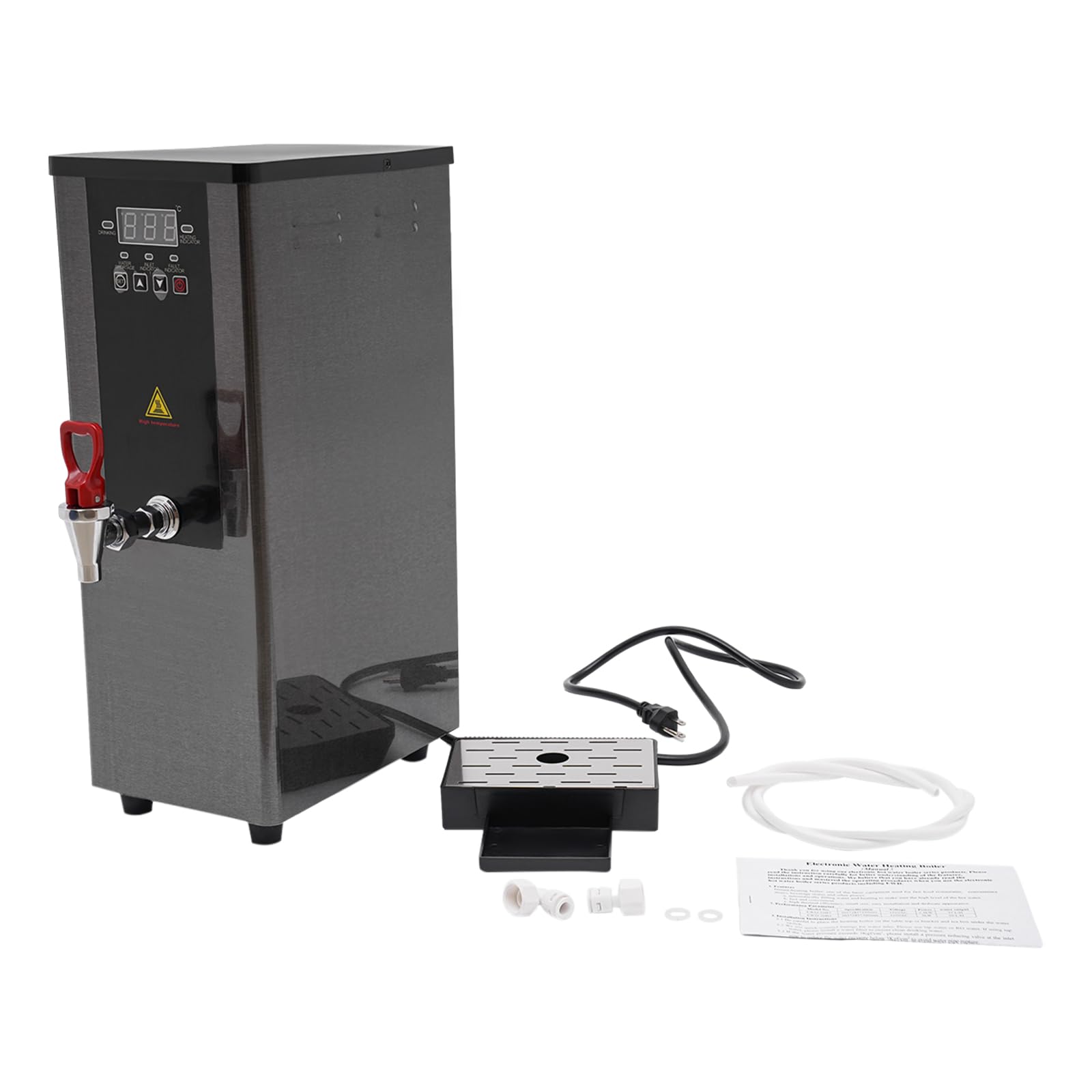 Commercial Electric Hot Water Dispenser 20L/5.28Gal - 3000W Fast Boiling Water Boiler for Tea, Coffee, Dessert Shops & Hotels (45L/H Output) - Perfect for High-Demand Beverage Service and Food Preparation