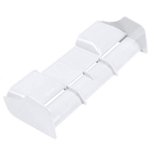 FOOTIC 1:8 Scale RC Buggy Plastic Nylon Rear Wing Spoiler for Nitro & Electric Off-Road RC Trucks - White | High-Performance Upgrade for Racing & Off-Road Bashing