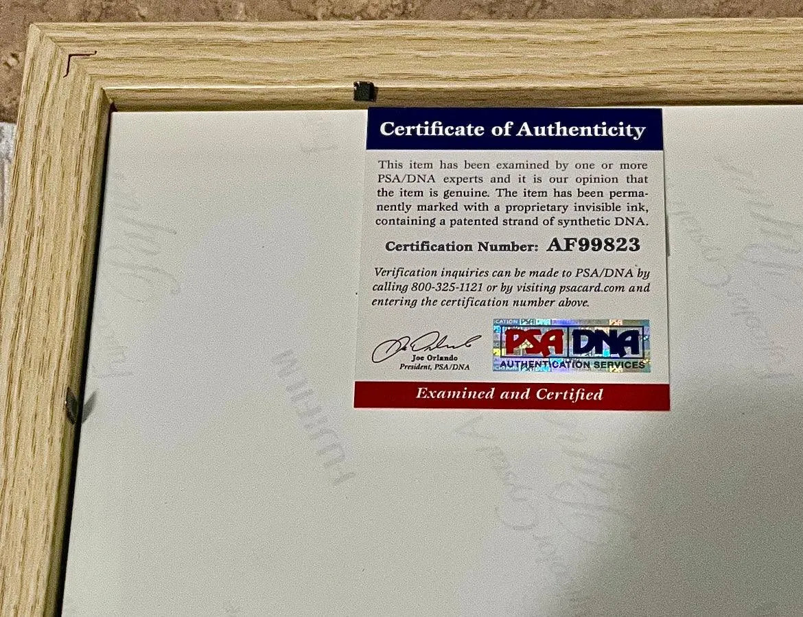 Wiz Khalifa Signed PSA Certified Autographed Photo - Genuine Framed Memorabilia for Collectors & Fans - Perfect for Home Decor, Man Cave, or Gift