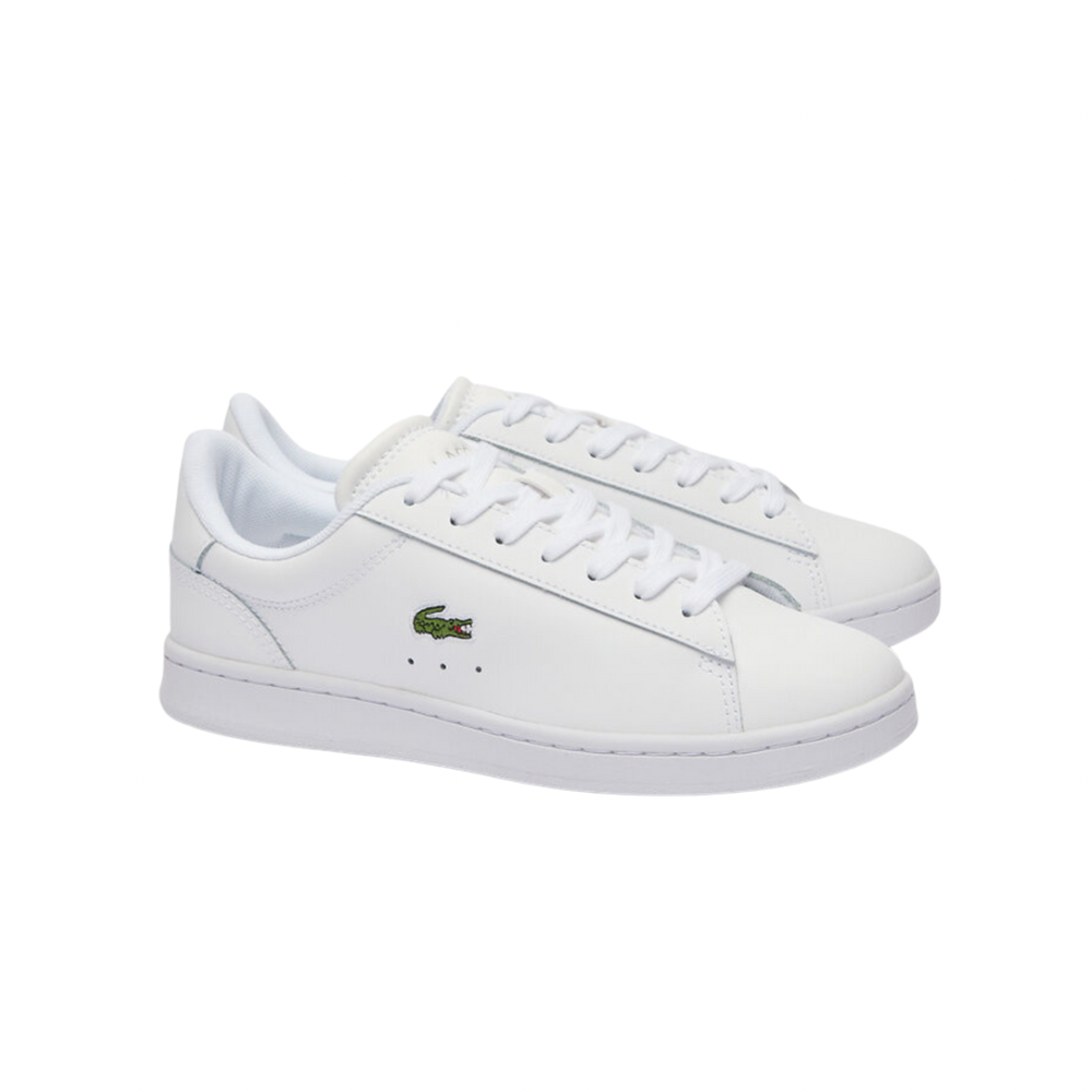 Lacoste Women's Carnaby Set 224 10 SFA Sneakers - White Leather Casual Shoes for Women | Perfect for Work, Gym & Everyday Wear
