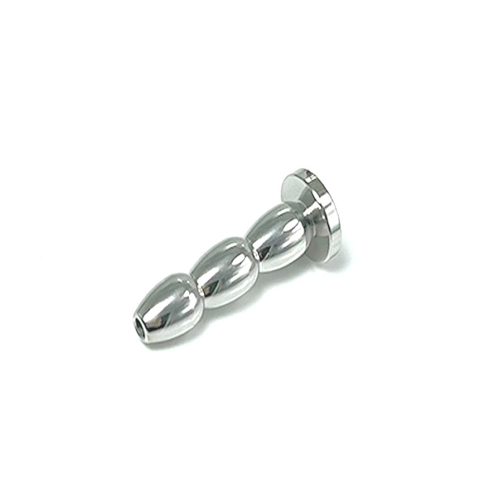 Smooth Metal Hollow Men's Urethral Dilator Catheter - 10mm Medical Grade Stainless Steel for Catheterization & Sensual Play - Adult Sex Toy for Men's Pleasure & Exploration