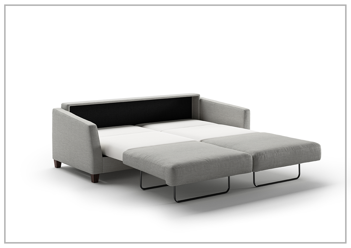 Custom Luonto Monika Fabric Sleeper Sofa - Handmade to Order | Convertible Couch Bed for Small Spaces & Guest Rooms | Perfect for Apartments, Dorms & Home Offices