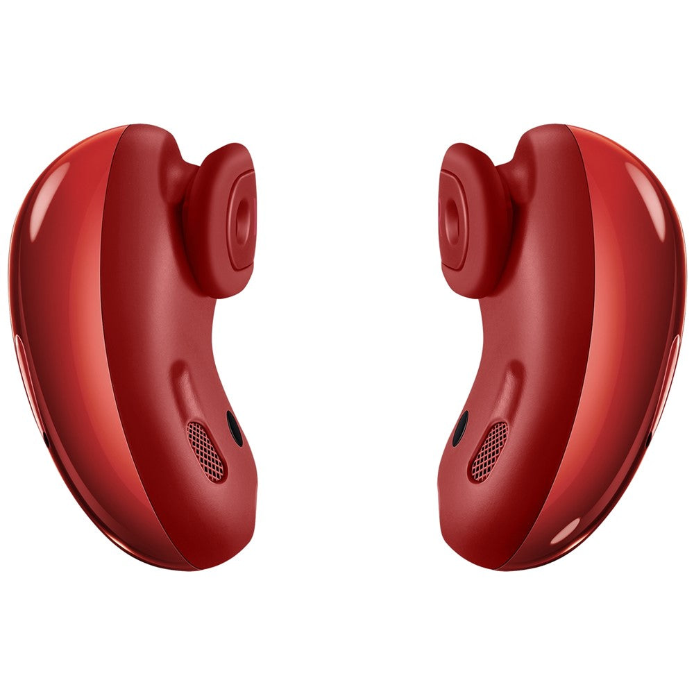 SAMSUNG Galaxy Buds Live SM-R180 Wireless Bluetooth Earbuds with Active Noise Cancelling (ANC) - Renewed Like New Mystic Red Limited Edition - Compatible with iOS & Android - Perfect for Workouts, Commuting & Travel