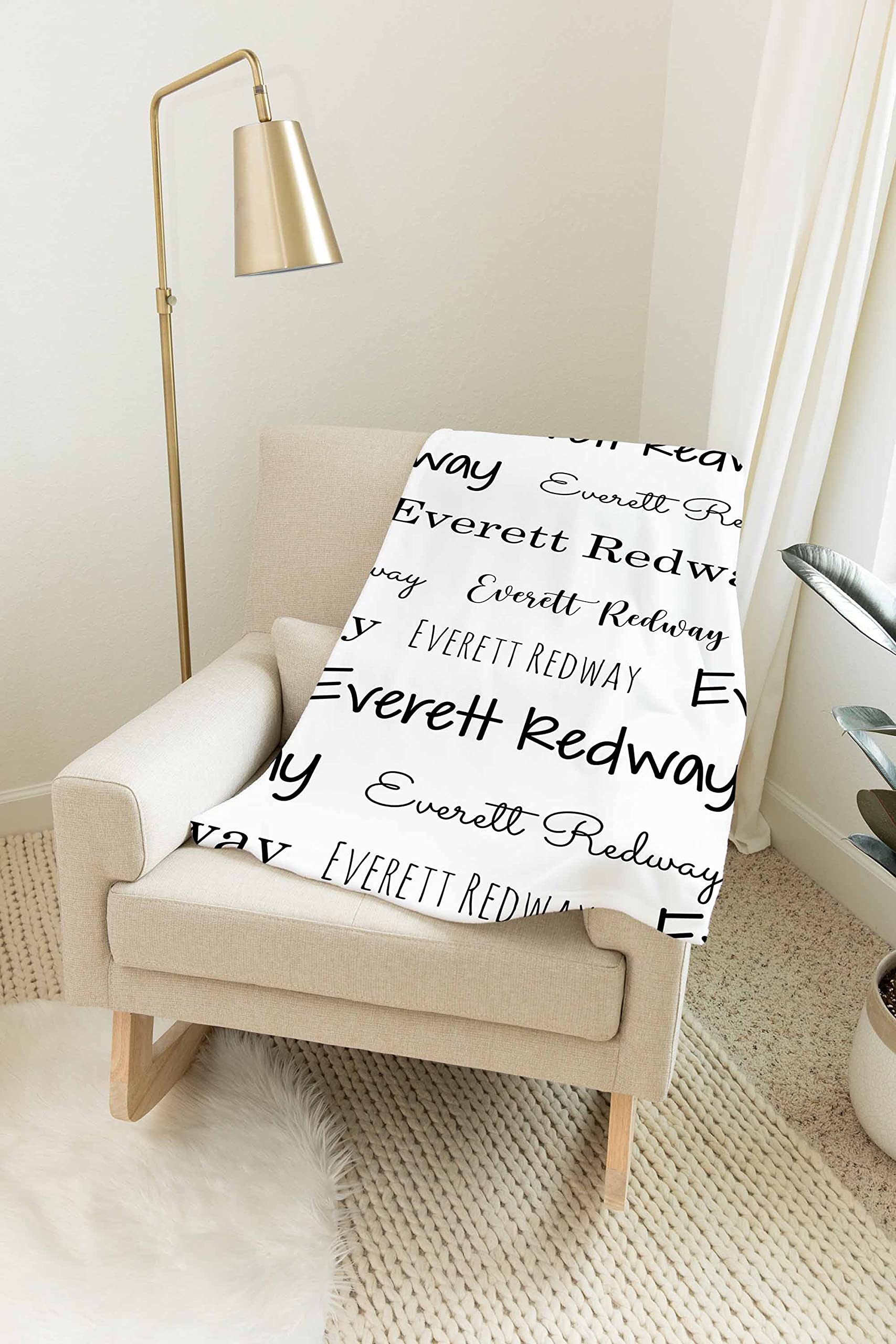 Personalized Baby Blankets for Boys & Girls - Custom Name Blanket with Baby's Name - Soft & Cozy Newborn Gift for Parents & Grandparents - Perfect for Nursery, Stroller & Photo Shoots