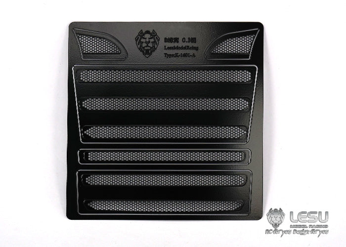 LESU Metal Front Face Grille for 1/14 Scale TAMIYA RC Tractor Trucks - Replacement Part for DIY Model Kits & Remote Control Vehicles - Perfect for RC Car Enthusiasts and Scale Model Builders