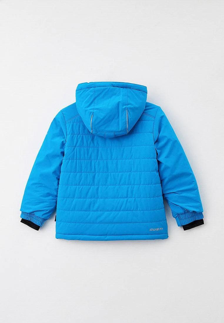 Gusti Hadrien Snowsuit for Kids - Waterproof Winter Snow Suit, Insulated & Warm, Blue - Perfect for Skiing, Snowboarding & Outdoor Winter Play