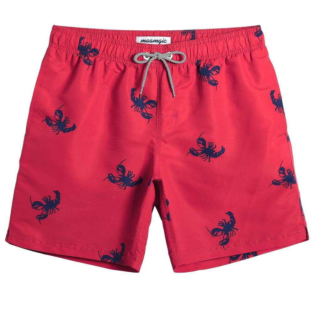 Men's Slim Fit Swim Shorts 7 Inch - Quick Dry, Stretch Comfort, UPF 50+ for Swimming, Beach, Pool & Water Sports